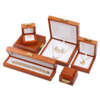 Ring and earring jewelry box with custom logo option