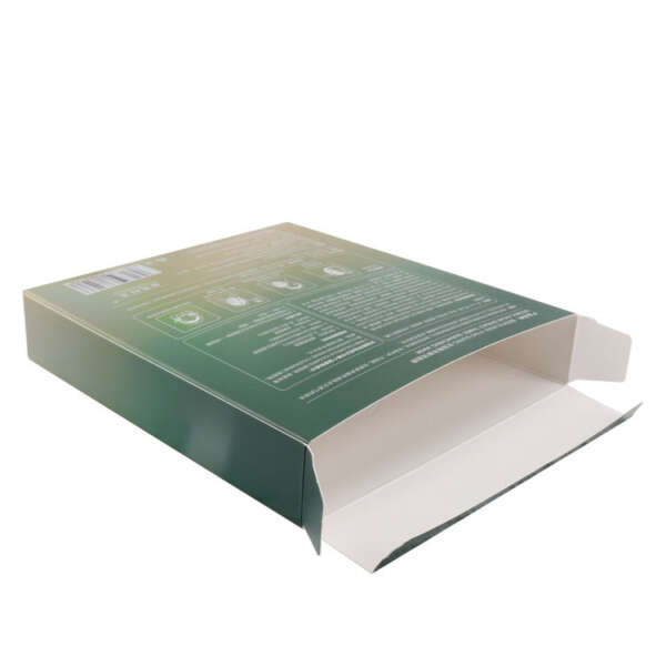 new design skincare facial mask cosmetic carton box - print detail view