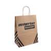 8 color flexo printed kraft handle shopping paper bag view 1