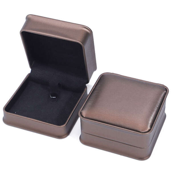 PU leather jewelry gift box for necklace earrings ring - gift packaging