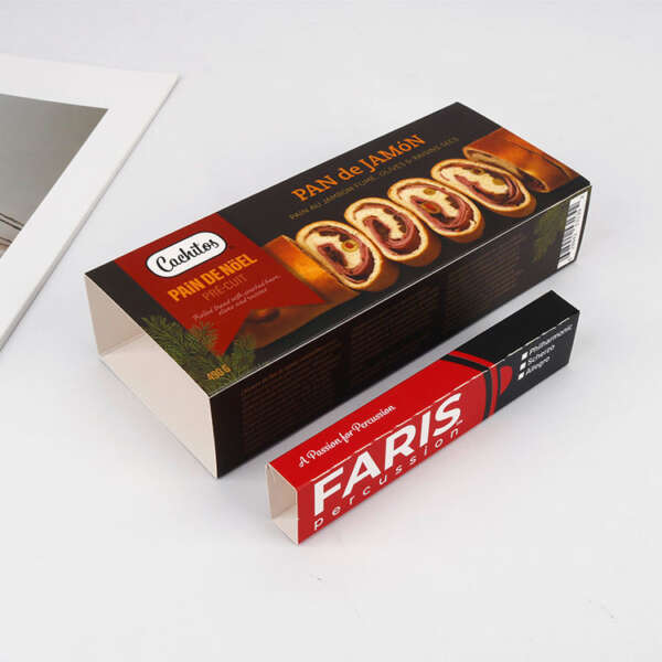 OEM eco friendly folding paper sleeve box packaging - print detail view