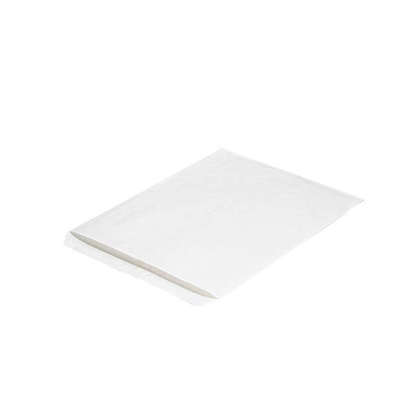printed paper SOS popcorn lunch bag showing custom print, flat bottom SOS construction and eco-friendly food style