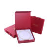 luxury cardboard paper sleeve jewelry box with ribbon - front view