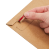 rigid brown kraft cardboard mailer envelope for pictures view 5