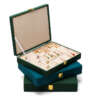 portable PU leather travel jewelry organizer for earrings studs view 2