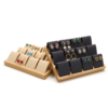 Solid wood 12 position stud earring display tray