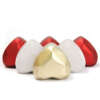 heart shaped gold LED jewelry cassette for rings necklaces earrings view 2