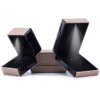 Open lighted jewelry box showing soft ring and necklace lining