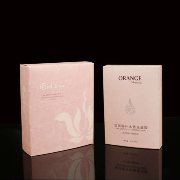 high quality fashion paper carton packaging box - print detail view