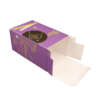 custom portable drinking cup vacuum flask paper box - open display view