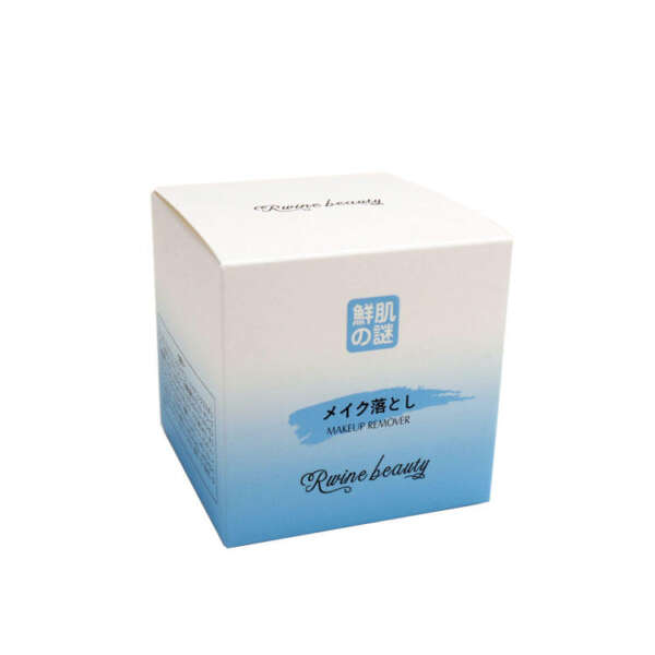 luxury nutritive skin care face cream paper carton - open display view