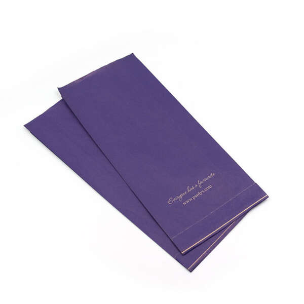 coated food grade kraft paper coated flat bottom butter bakery bag with logo printing detail