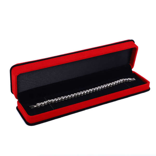 Double layer jewelry gift box for bracelet presentation