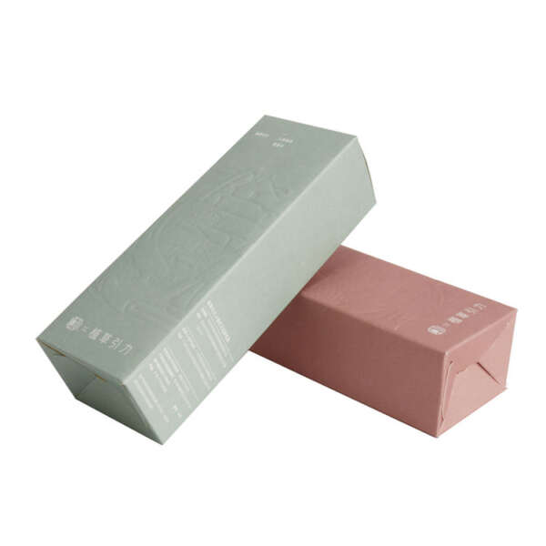 wholesale custom logo printed folding paper packaging box - front view
