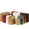 Printed OEM custom paper bag for branded paper packaging
