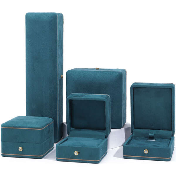 custom logo jewelry packaging box for bracelet necklace ring - gift packaging