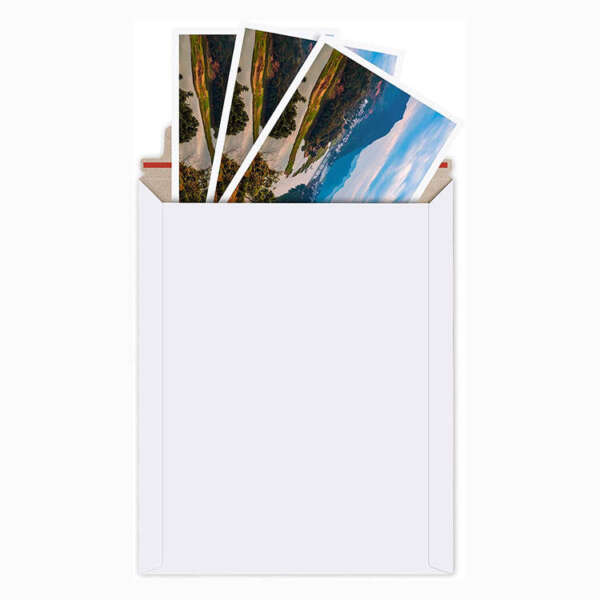 custom logo printed paper mailing bag cardboard envelope view 4