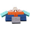 Wholesale PU leather jewelry bag for retail gift packing