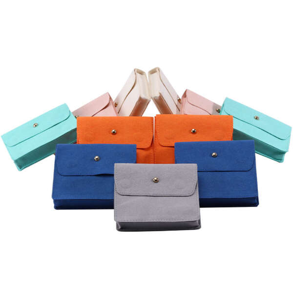 Wholesale PU leather jewelry bag for retail gift packing
