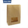SOS kraft french fries bag sample showing recyclable kraft look, flexo logo printing and grease-resistant options
