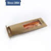 Wholesale tin tie brown kraft window bag for custom paper bag orders