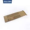 brown kraft paper tin tie brown kraft window bag with logo printing detail