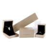 luxury touch cardboard flip cover jewelry box for bracelet ring - product presentation