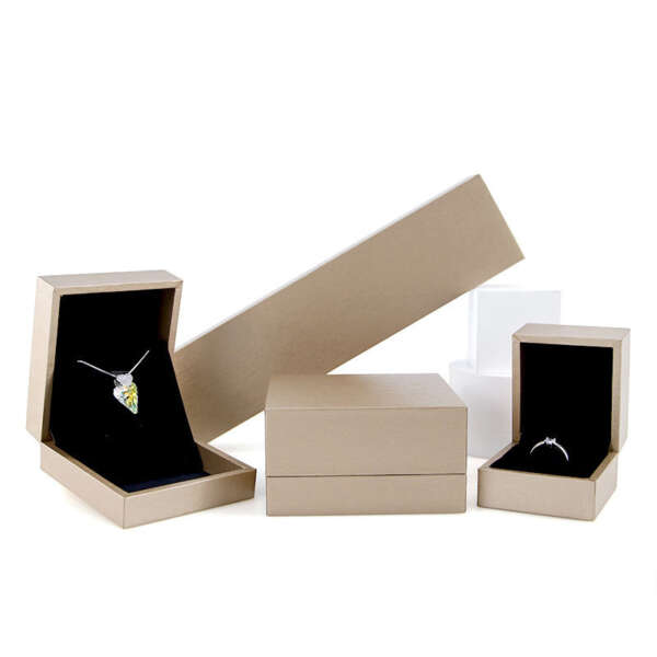 luxury touch cardboard flip cover jewelry box for bracelet ring - product presentation