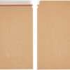 rigid brown kraft cardboard mailer envelope for pictures view 2