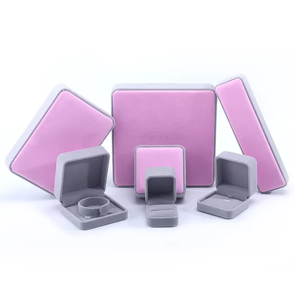 high-grade ring jewelry box for necklace stud earrings bracelet - product presentation