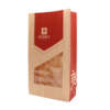 food grade kraft paper bag with clear window and custom logo - custom logo option