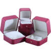 wholesale PU leather jewelry gift box for necklace earrings ring view 4