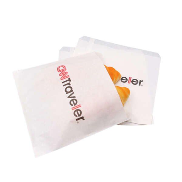 Custom white translucent glassine paper bag for small products, stationery, cookies, jewelry and lightweight retail packa...