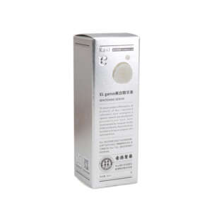 high quality skin care set cosmetic paper box with logo - open display view