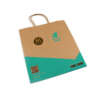 recycled brown kraft shopping craft paper bag view 3
