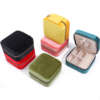 travel jewelry mirror storage box for earrings necklace ring - gift packaging