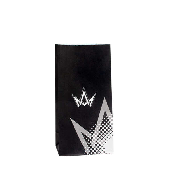 custom color printed takeaway food kraft paper bag view 2