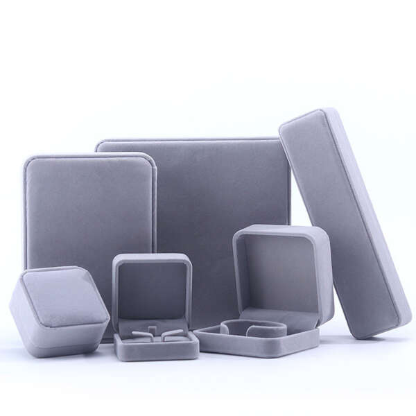 jewelry packaging box for necklace stud earrings bracelet ring - front view