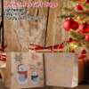 Christmas kraft shopping gift bag production sample with export carton support