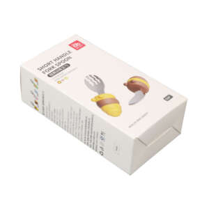 colorful custom cosmetic product paper packaging box - front view
