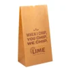 biodegradable printed kraft food bag for cookies bread popcorn view 4