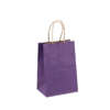 Printed black white luxury kraft shopping bag for branded paper packaging