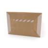 recycled kraft shopping bag with twisted handles production sample with export carton support