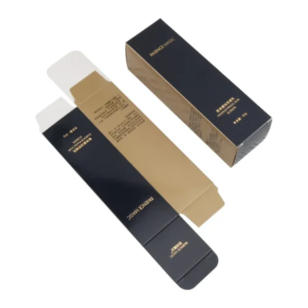 custom printed skin care makeup set folding paper carton - retail presentation