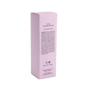custom printed foldable perfume cosmetic paper card box - open display view