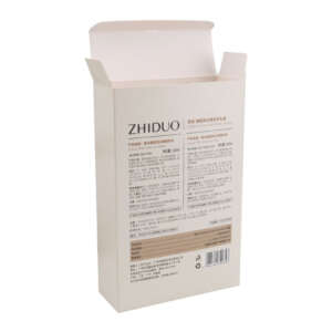 cosmetic product paper packaging box - front view