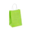 disposable takeaway gift paper bag showing factory price production, disposable style and custom logo options