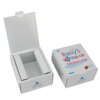 luxury gold silver healthcare cardboard box with UV stamping - retail presentation