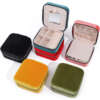 travel jewelry mirror storage box for earrings necklace ring - retail display