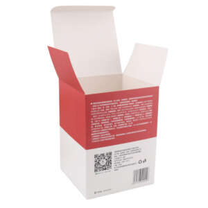 hot sale skin care custom printed cardboard box - front view
